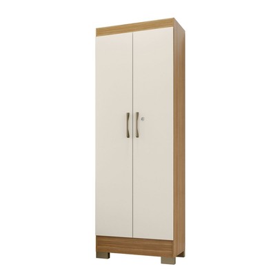 Armário Multiuso Luna 2 Portas Freijó/Off White - Kits Paraná