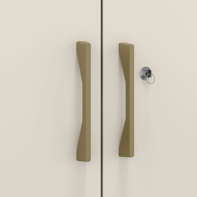 Armário Multiuso Luna 2 Portas Freijó/Off White - Kits Paraná