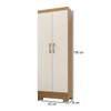 Armário Multiuso Luna 2 Portas Freijó/Off White - Kits Paraná