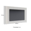 Painel para TV Até 75 Polegadas Maggiore com Led Off White Matte - Colibri