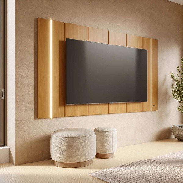 Painel para TV Até 75 Polegadas Maggiore com Led Naturale - Colibri