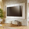 Painel para TV Até 65 Polegadas Amalfi Ripado com Led Off White Matte/Freijó - Colibri