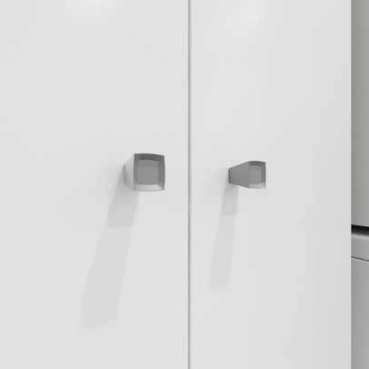 Armário Multiuso Aura 2 Portas Branco - Kits Paraná