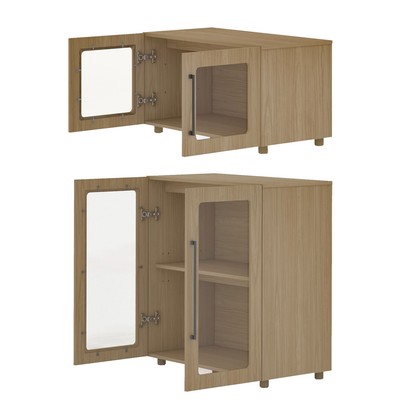 Conjunto Balcão Modulado 4 Portas Mia Riveira - Pnr Móveis