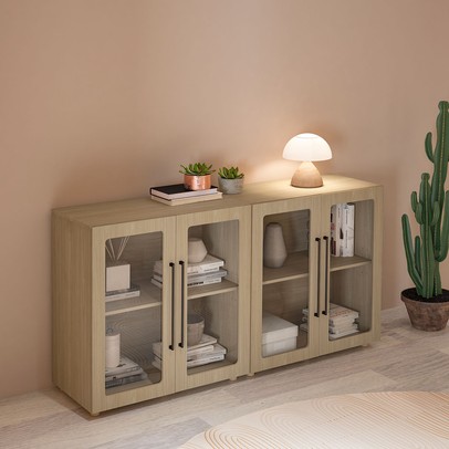 Balcão Buffet Modulado 4 Portas Mia Riveira - Pnr Móveis