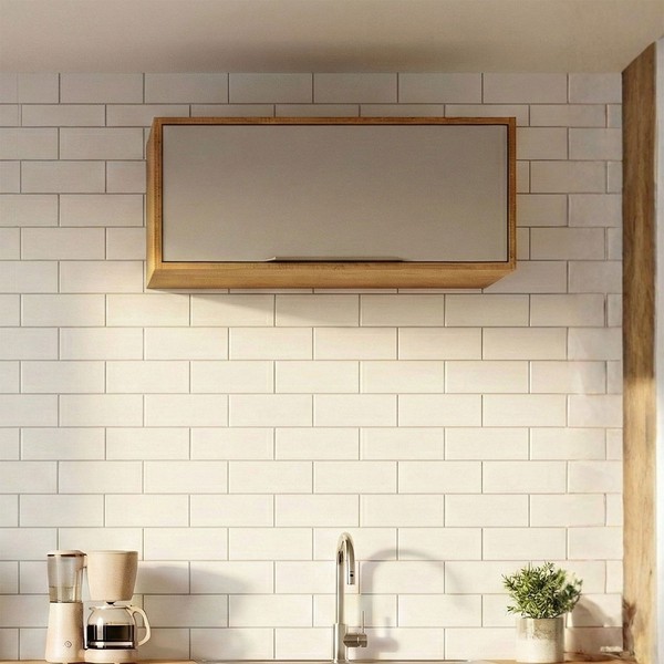 Armário Aéreo Cozinha 80 Cm Celeste 1 Porta 100% Mdf 28523 Cinamomo/Offwhite - Mgm Móveis