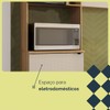 Cozinha Compacta Vert Plus 6 Portas 100% Mdf Freijó/Soft/Preto - Kits Paraná