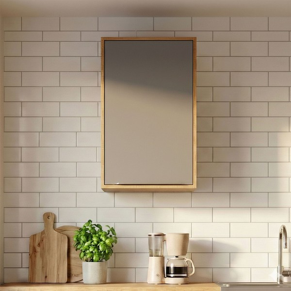 Armário Aéreo Cozinha 40 Cm Celeste1 Porta 100% Mdf Cinamomo/Platina - Mgm Móveis