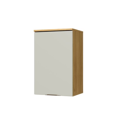 Armário Aéreo Cozinha 40 Cm Copenhague 1 Porta Ipê/Sabbia - Decibal