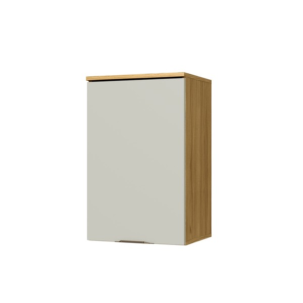 Armário Aéreo Cozinha 40 Cm Copenhague 1 Porta Ipê/Sabbia - Decibal