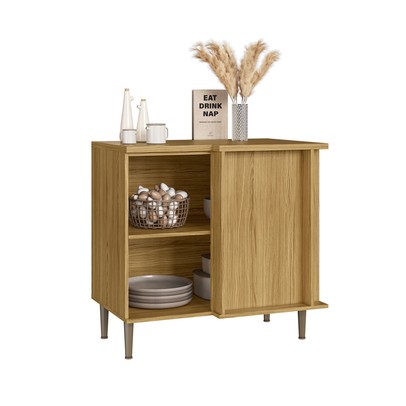 Balcão de Cozinha Copenhague 1 Porta Ipê/Sabbia - Decibal