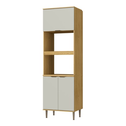 Torre Quente Copenhague 3 Portas Ipê/Sabbia - Decibal