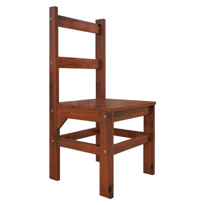 Mesa de Jantar 6 Lugares Rústico Madeira Maciça Mogano - Panorama Móveis