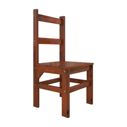 Mesa de Jantar 4 Lugares Rústico Madeira Maciça Mogano - Panorama Móveis