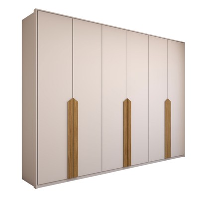 Guarda-Roupa Casal Supreme 6 Portas 4 Gavetas 100% Mdf Branco - Panorama Móveis