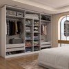 Guarda-Roupa Casal Supreme 6 Portas 4 Gavetas 100% Mdf Branco - Panorama Móveis