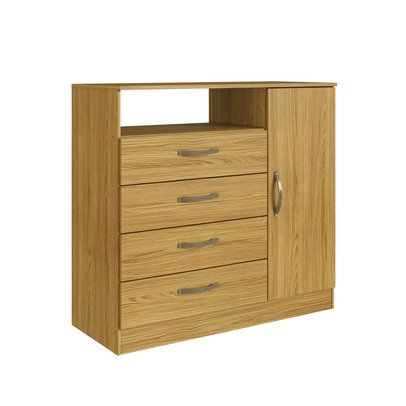 Cômoda 1 Porta 4 Gavetas Cm4143 Ipê - Decibal
