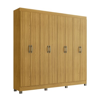Guarda-Roupa Casal 8 Portas Rp1804 Ipê - Decibal