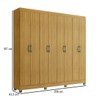 Guarda-Roupa Casal 8 Portas Rp1804 Ipê - Decibal