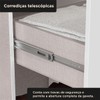 Guarda-Roupa Casal Medina 4 Portas 6 Gavetas com Espelho Cinamomo/Off White - Mx Móveis