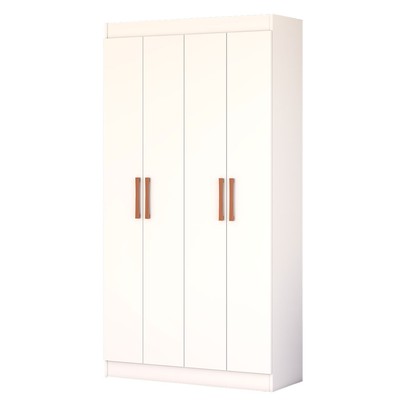 Armário Multiuso Dueto 4 Portas 8 Prateleiras Branco - Panorama Móveis