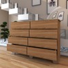 Cômoda House 8 Gavetas com Pés Amêndola Touch - Panorama Móveis