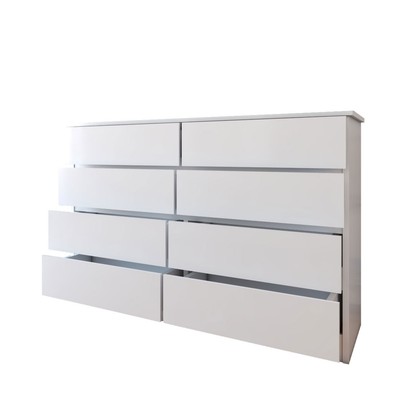 Cômoda House 8 Gavetas Branco - Panorama Móveis