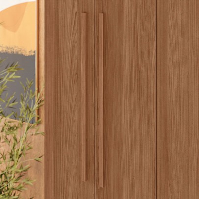 Guarda-Roupa Casal Santana 8 Portas 6 Gavetas Jatoba - Pnr Móveis