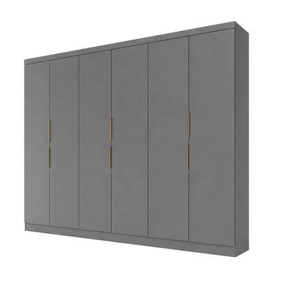 Guarda-Roupa Casal 12k 6 Portas 4 Gavetas Onix - Maxel