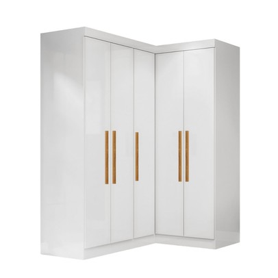 Guarda-Roupa Infantil Modulado Toi 5 Portas Branco - Pnr Móveis