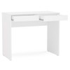Mesa Escrivaninha Tijuca 90cm 2 Gavetas Branco - Politorno