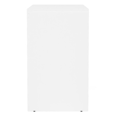 Mesa Escrivaninha Tijuca 90cm 2 Gavetas Branco - Politorno