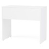 Mesa Escrivaninha Tijuca 90cm 2 Gavetas Branco - Politorno