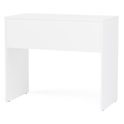 Mesa Escrivaninha Tijuca 90cm 2 Gavetas Branco - Politorno