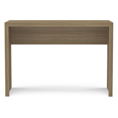 Mesa Escrivaninha Tijuca 90cm 2 Gavetas Castanho - Politorno