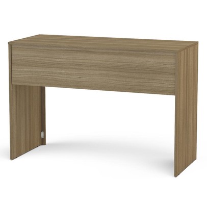 Mesa Escrivaninha Tijuca 90cm 2 Gavetas Castanho - Politorno