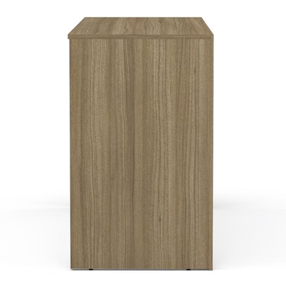 Mesa Escrivaninha Tijuca 90cm 2 Gavetas Castanho - Politorno