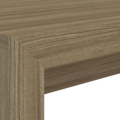 Mesa Escrivaninha Tijuca 90cm 2 Gavetas Castanho - Politorno