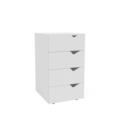 Gaveteiro Porto 4 Gavetas 40250684 Branco - Politorno