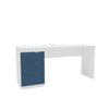 Mesa Escrivaninha Porto 3 Gavetas 40250685 Azul/Branco - Politorno