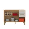 Balcão de Cozinha para Pia 120 Cm Mad Versalhes 3 Portas 2 Gavetas Freijó/Soft - Kits Paraná