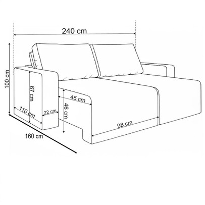 Sofá 4 Lugares Verona Retrátil e Reclinável Veludo 37563 Grafite - Vian