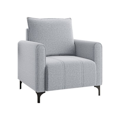 Poltrona Selena Linho Inox - Vian