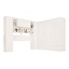 Guarda-Roupa Casal Modulado Andorra 10 Portas 4 Gavetas Branco - Pnr Móveis
