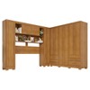 Guarda-Roupa Casal Modulado Andorra 10 Portas 4 Gavetas com Pés Cinamomo - Pnr Móveis