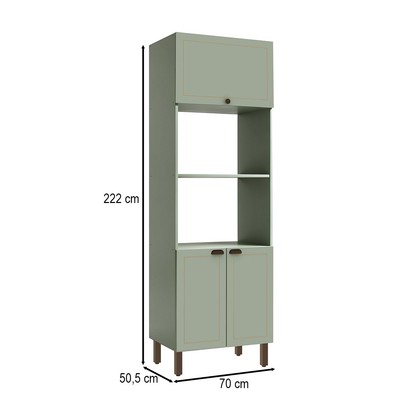 Torre Quente Conecta Frizz 3 Portas Mint - Geniaflex