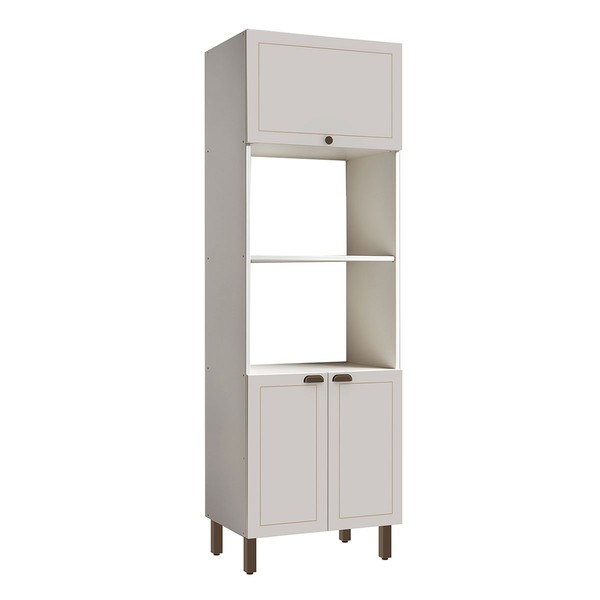 Torre Quente Conecta Frizz 3 Portas Branco - Geniaflex