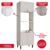 Torre Quente Conecta Frizz 3 Portas Branco - Geniaflex