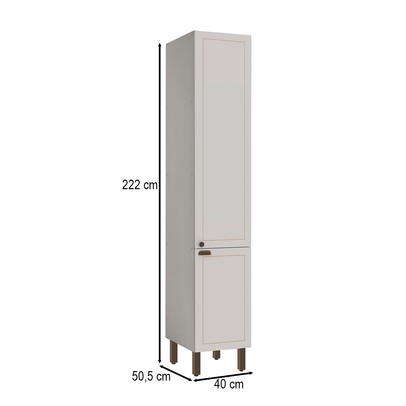 Paneleiro Conecta Frizz 2 Portas Branco - Geniaflex