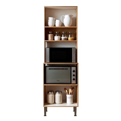 Torre Quente Essência Frizz 2 Portas 100% Mdf Cinamomo/Branco - Geniaflex